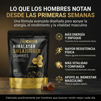 Biocenti | Gominolas de Shilajit del Himalaya