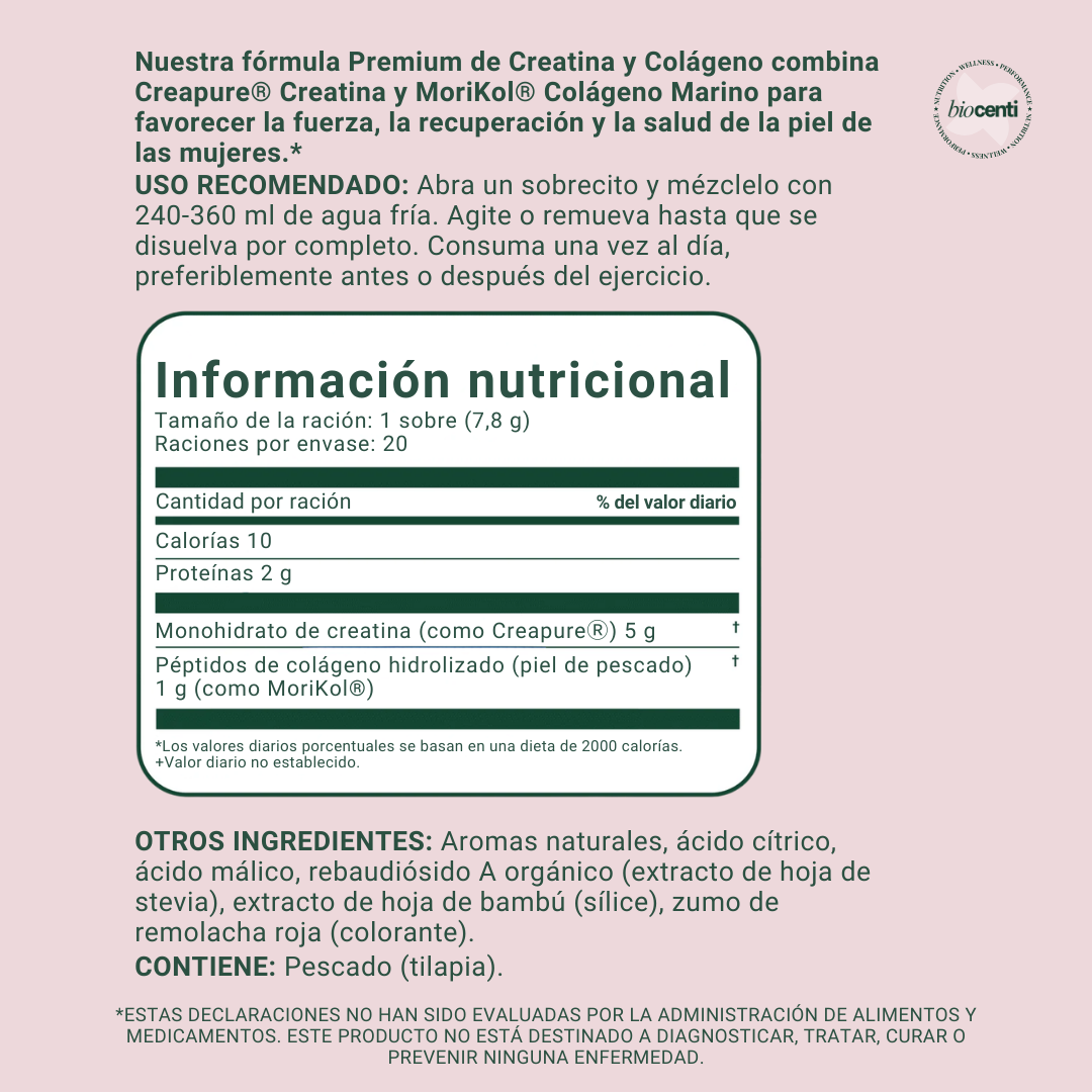 PowerFlex™️ - Creatina & Colágeno Sobres Monodosis