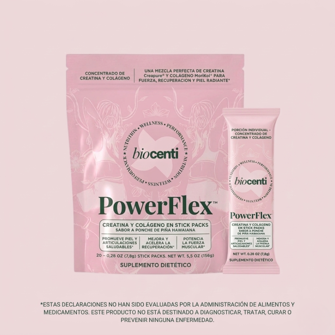 PowerFlex™️ - Creatina & Colágeno Sobres Monodosis