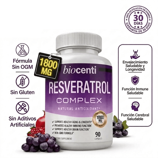 Complejo de Resveratrol 1800mg de Biocenti