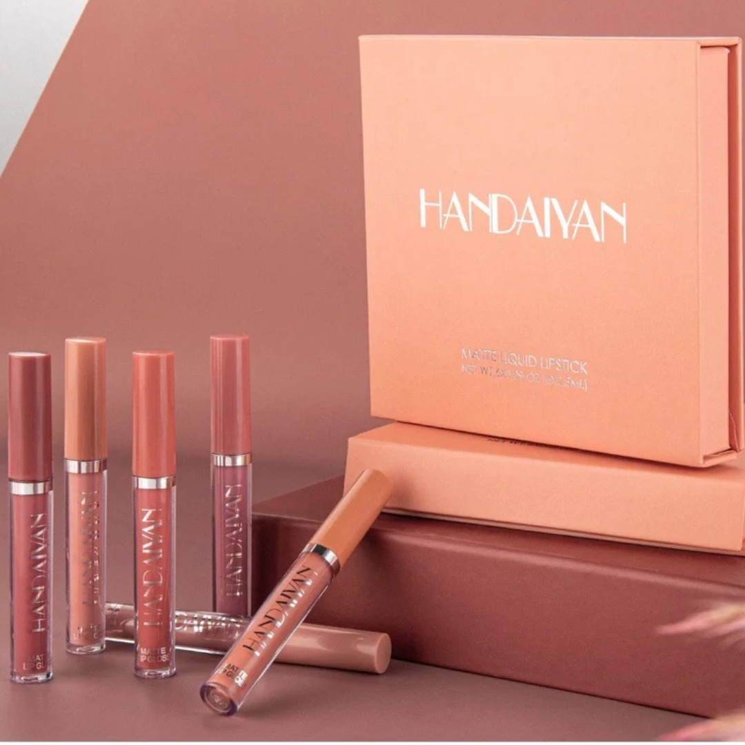 Set de 6 Labiales Líquidos Mate Handaiyan