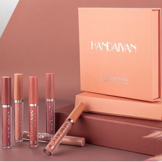 Set de 6 Labiales Líquidos Mate Handaiyan