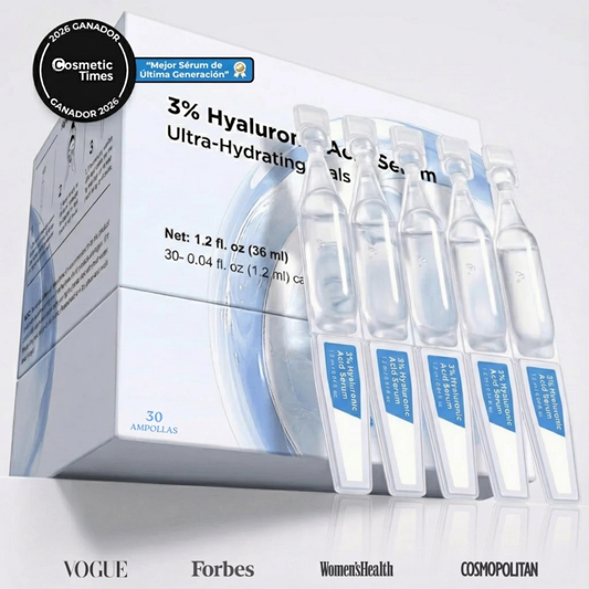 Sérum Ultra Hidratante con 3% de Ácido Hialurónico de Biocenti (30 Ampollas)