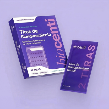 Tiras Blanqueadoras Dentales de Biocenti