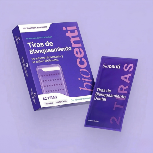 Tiras Blanqueadoras Dentales de Biocenti