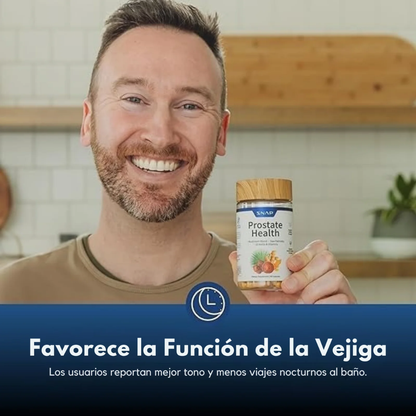 Prostate Health™ – Fórmula Natural para la Salud de la Próstata, Vejiga y Vitalidad Masculina (90 Cáp)