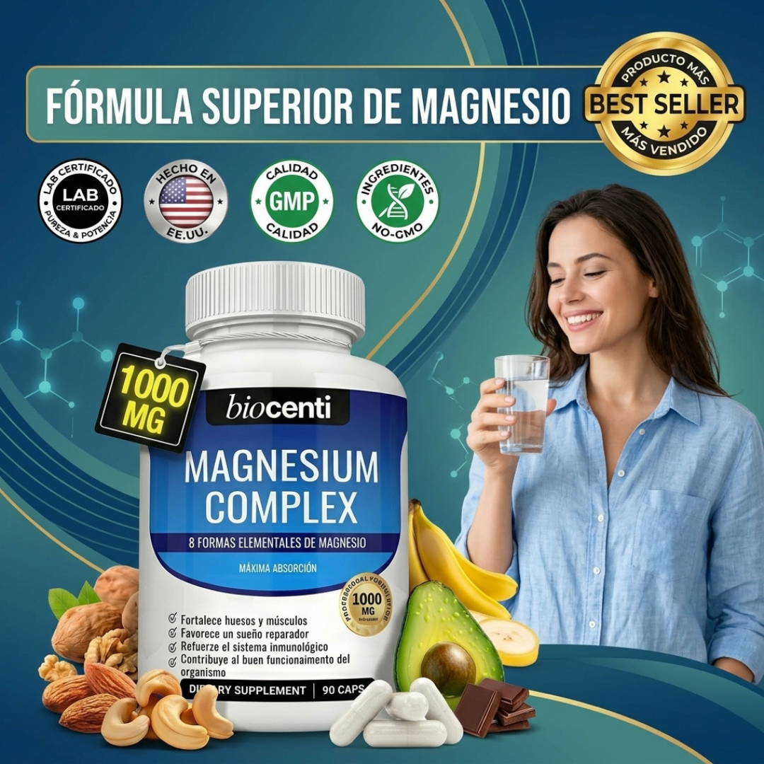 Complejo de Magnesio 8 en 1 de Biocenti