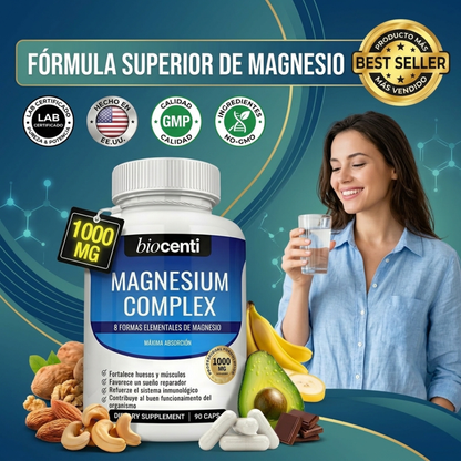 Complejo de Magnesio 8 en 1 de Biocenti