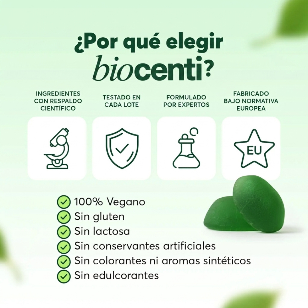Gominolas de Vinagre De Manzana, Vitamina C y Pectina de Biocenti