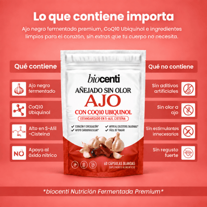 Ajo Añejo Sin Olor Biocenti