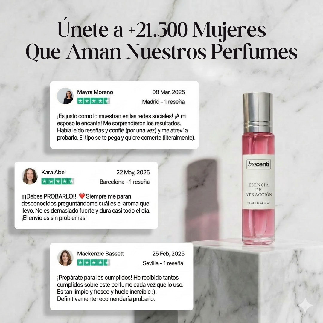 Perfume de Feromonas Femenino ROLL ON de Biocenti