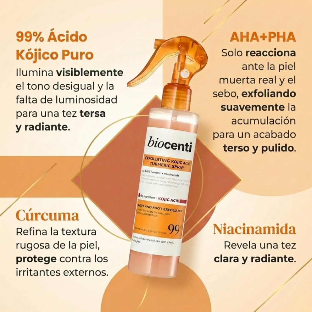 Exfoliante con ingredientes activos