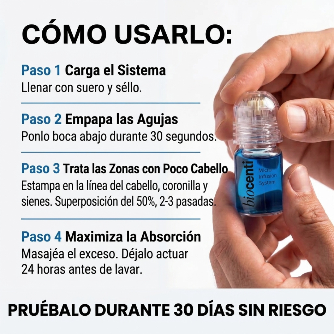 Tratamiento de infusión para crecimiento del cabello de Biocenti