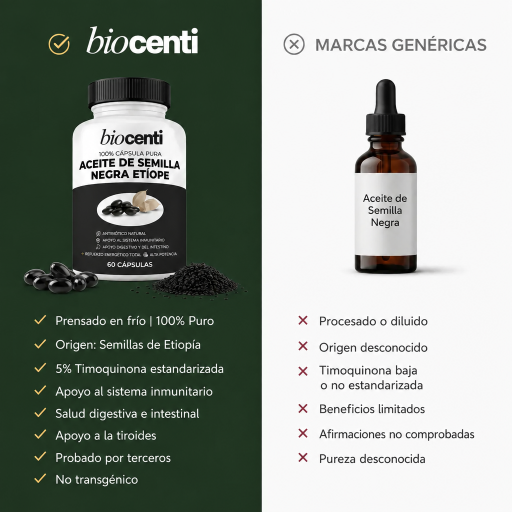 Aceie de Semilla Negra Etíope de Biocenti