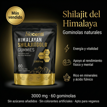 Biocenti | Gominolas de Shilajit del Himalaya
