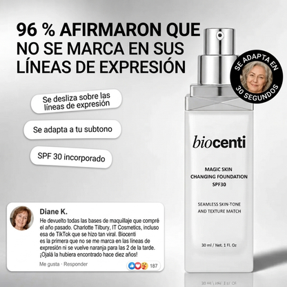 Base de Maquillaje Mágica Adaptativa de Biocenti