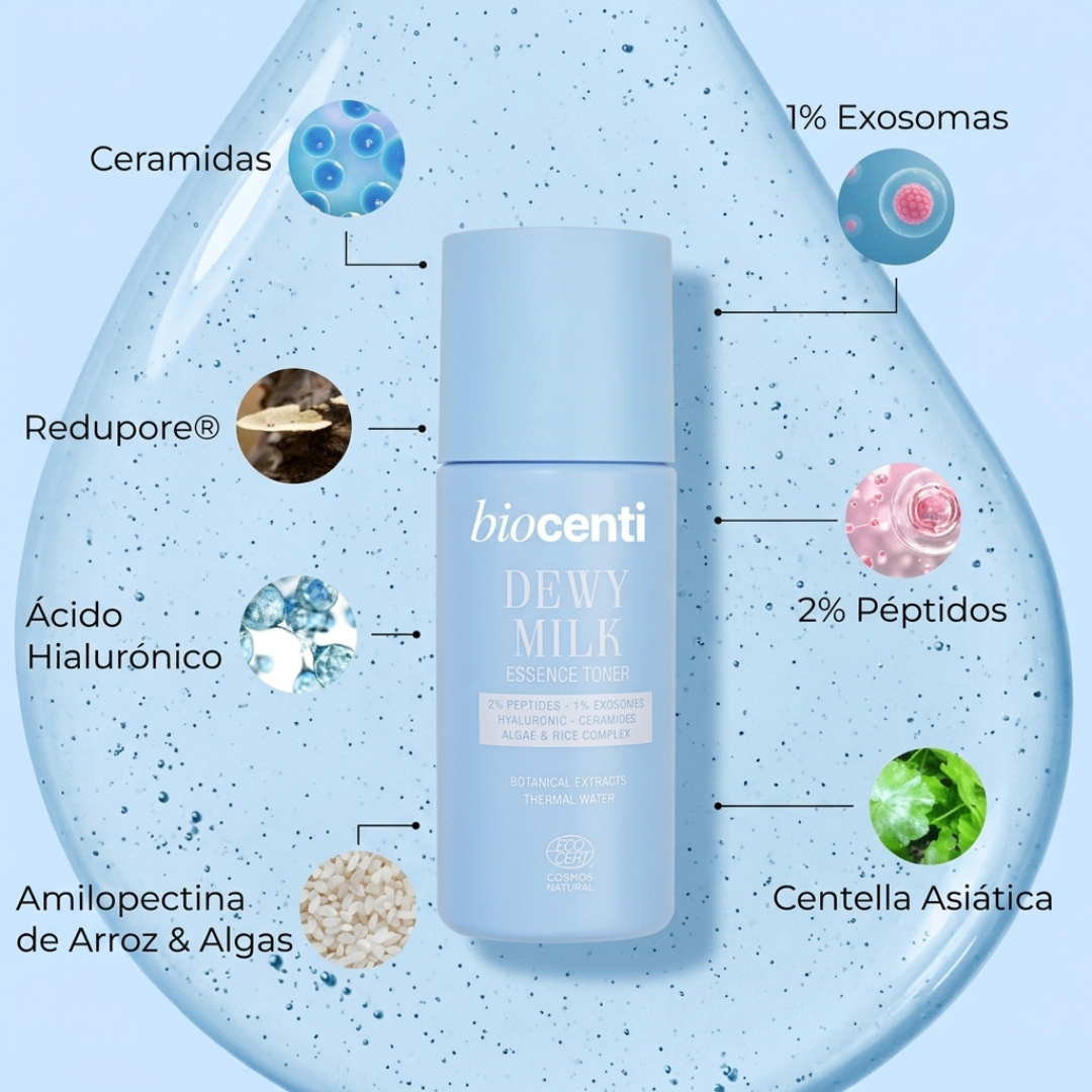 Tónico con Esencia de Leche Hidratante de Biocenti