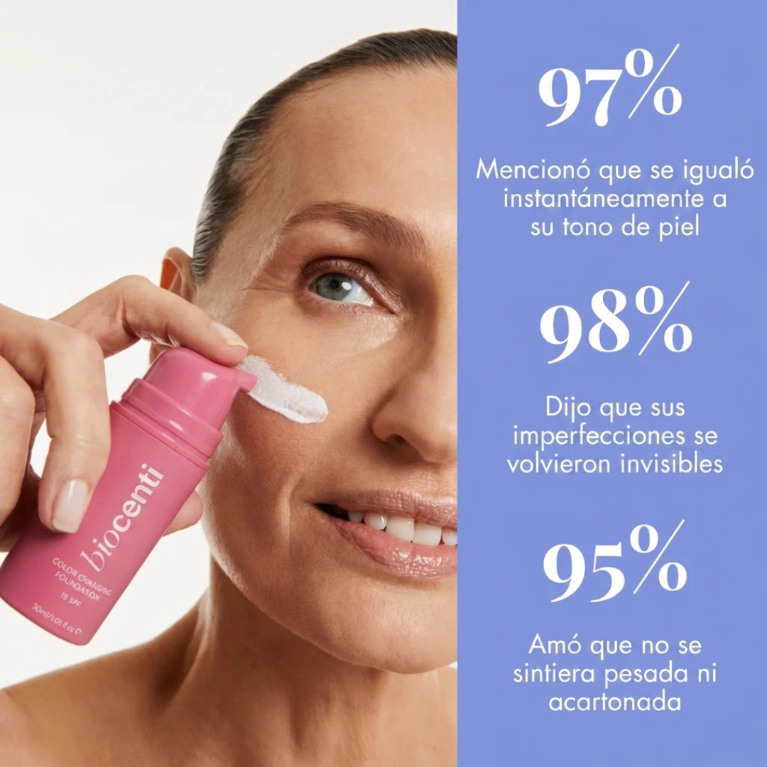 Base de maquillaje adaptativa antiedad de Biocenti