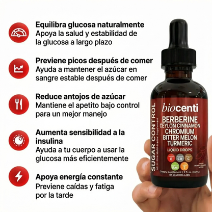 El regulador de azúcar en sangre más potente de la naturaleza de Biocenti