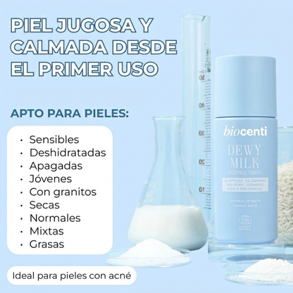 Tónico con Esencia de Leche Hidratante de Biocenti
