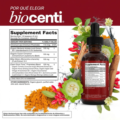 El regulador de azúcar en sangre más potente de la naturaleza de Biocenti