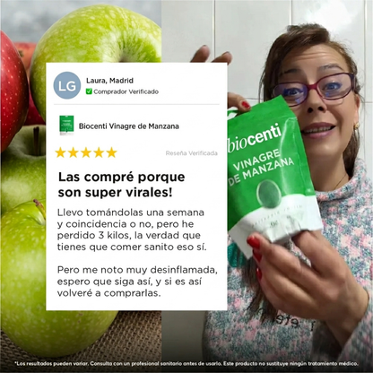 Gominolas de Vinagre De Manzana, Vitamina C y Pectina de Biocenti
