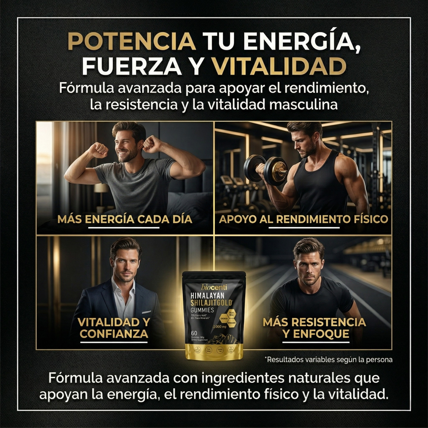 Biocenti | Gominolas de Shilajit del Himalaya