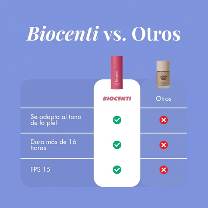 Base de maquillaje adaptativa antiedad de Biocenti