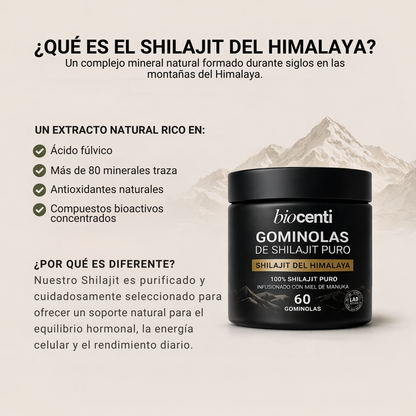 Biocenti | Gominolas de Shilajit Puro