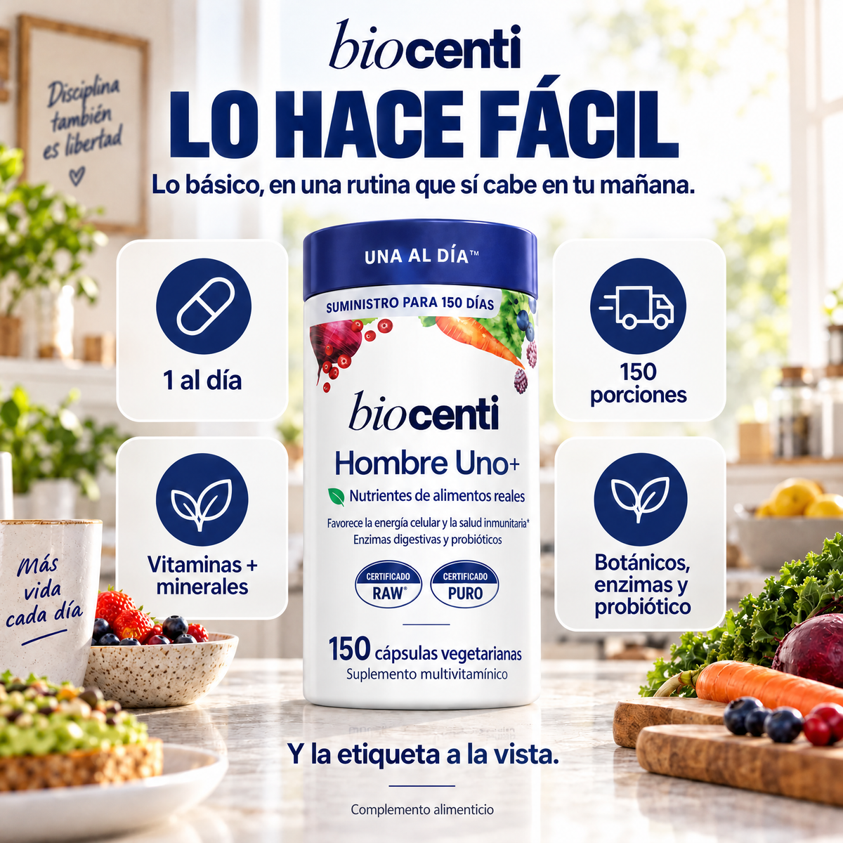 Hombre Uno+ de Biocenti