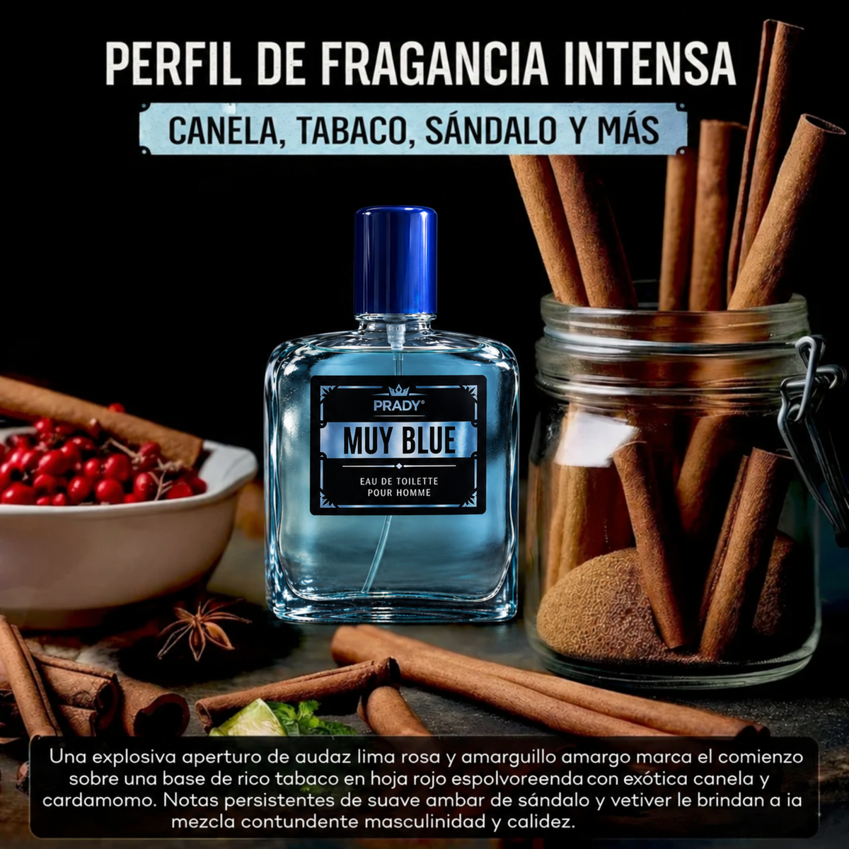 Perfume Muy Blue de Biocenti