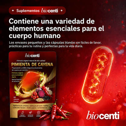 Fórmula Herbal de Cayena de Biocenti