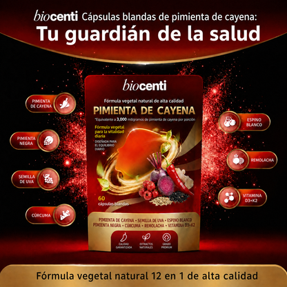 Fórmula Herbal de Cayena de Biocenti