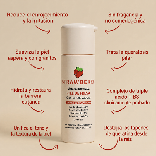 Complejo avanzado de triple ácido para la queratosis pilaris